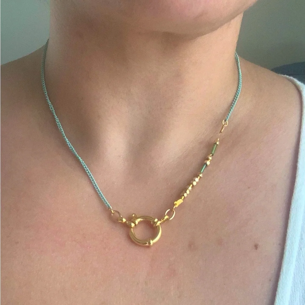 🌸Morse Code “Siren” Necklace - Picture 1 of 7